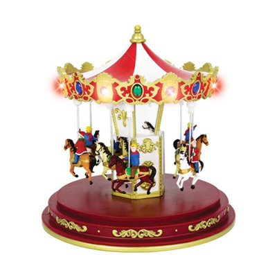 The Christmas Workshop 82790 Revolving Musical Carousel