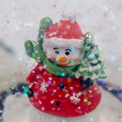 The Christmas Workshop 84410 Musical Snow Globe With Snowman Design