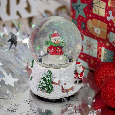 The Christmas Workshop 84410 Musical Snow Globe With Snowman