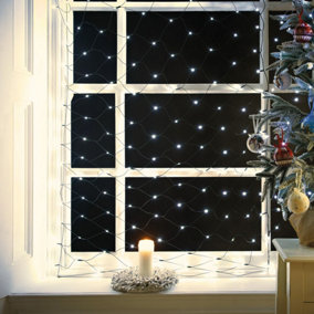 The Christmas Workshop 86590 180 LED Warm White Christmas Window Lights