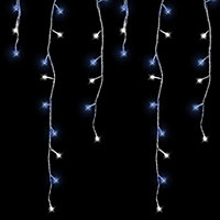 The Christmas Workshop 960 Blue & White Icicle Christmas Lights For Indoor Or Outdoor Use