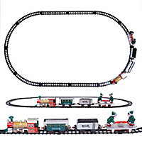 The Christmas Workshop Animated Elf Christmas Train Set / 400CM Length Track