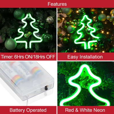 The Christmas Workshop Christmas Tree LED Neon Light - 3