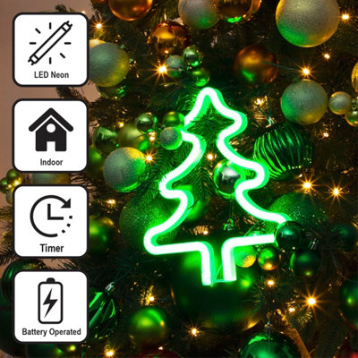 The Christmas Workshop Christmas Tree LED Neon Light - 4