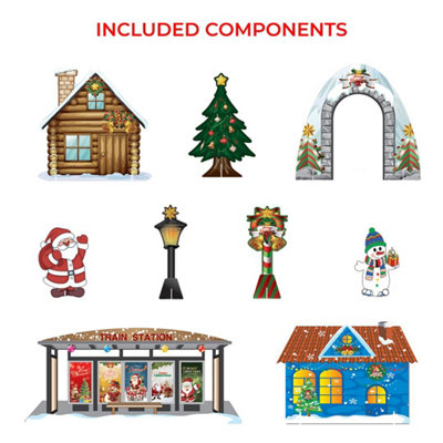 Christmas workshop deluxe train hot sale set