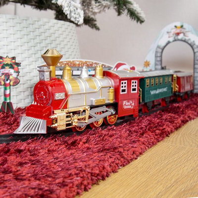 Christmas workshop best sale train set