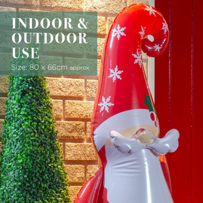 The Christmas Workshop Inflatable Santa Gnome 1m Tall Indoor