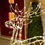 The Christmas Workshop Light-Up Standing Reindeer / Outdoor Decoration With 250 Warm White LED Lights