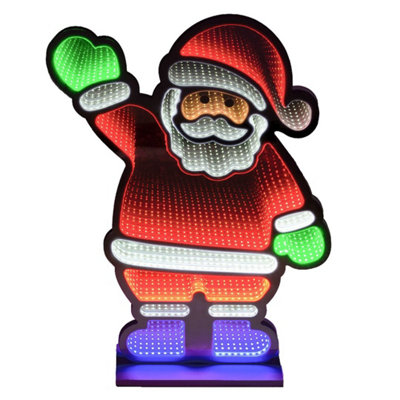 The Christmas Workshop Santa Claus Infinity Light