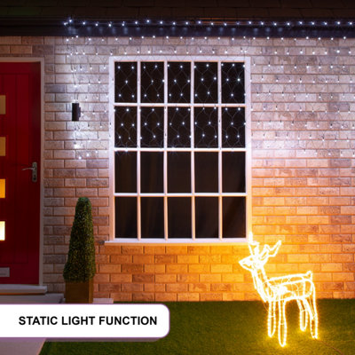 The Christmas Workshop Set of 108 Bright White Net Lights - 4