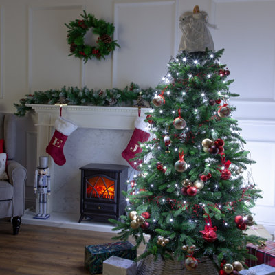 The Christmas Workshop Set of 108 Bright White Net Lights - 6