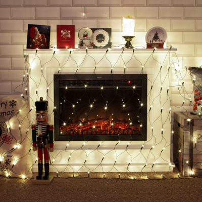 The Christmas Workshop Set of 360 Bright White Net Lights