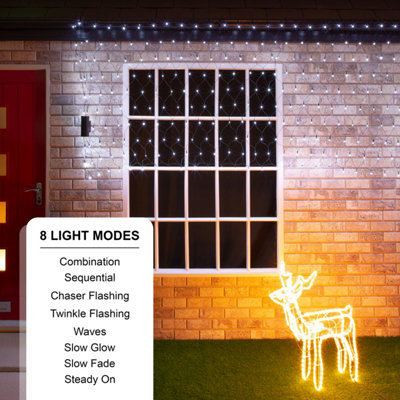 The Christmas Workshop Set of 360 Bright White Net Lights