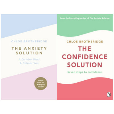 The Confidence Solution & The Anxiety Solution 2 Books Collection Set ...