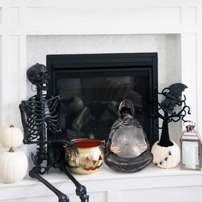 Decorazione per halloween angelo della morte luminoso 110 cm - Vegaoo