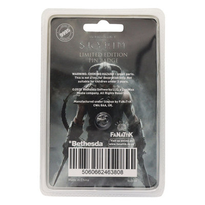 The Elder Scrolls V: Skyrim Limited Edition Pin Badge