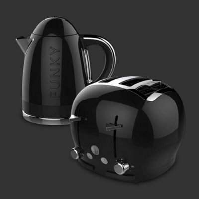 The Funky Appliance Company 1.7 Litre Kettle and 4 Slice