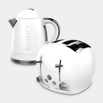 The Funky Appliance Company 1.7 Litre Kettle and 4 Slice