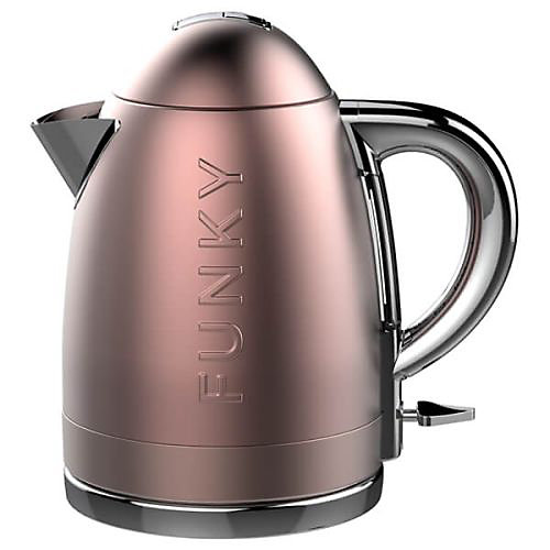 The Funky Appliance Company 1.7 Litre Kettle Rose Gold Pink | DIY at B&Q