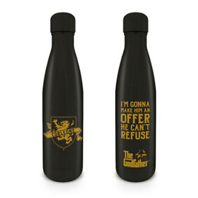 The Godfather Make An Offer Metal Water Bottle Black/Gold (One Size)