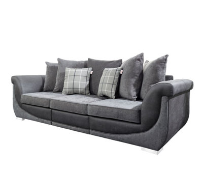 The Great British Sofa Company Balmoral Pair of 3 Seater Contemporary Sofas