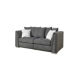 The Great British Sofa Company Edinburgh 2 Seater Dark Grey Sofa