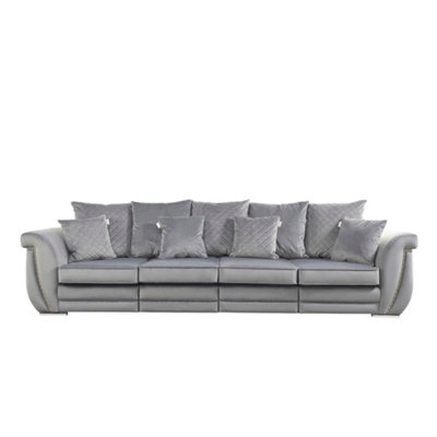 The Great British Sofa Company Hampton 4 Seater Velvet Sofa