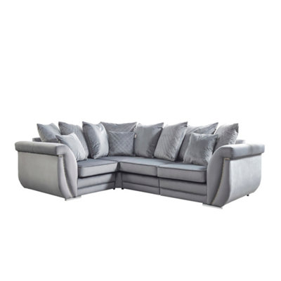 The Great British Sofa Company Hampton Corner 2&1 Seater Velvet Sofa