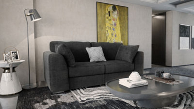 The Great British Sofa Company Hatton 2 Seater Dark Grey Sofa