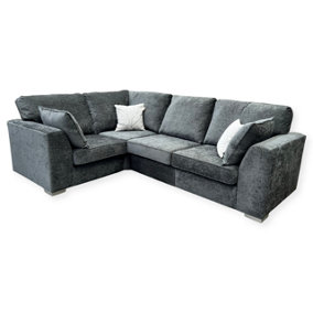The Great British Sofa Company Hatton Corner 2&1 Seater Dark Grey Sofa
