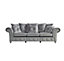 The Great British Sofa Company Kensington 3 Seater Velvet Sofa