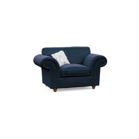 The Great British Sofa Company Windsor Royal Armchair - Brown Feet