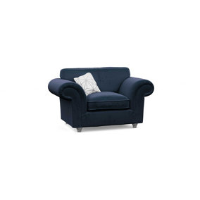 The Great British Sofa Company Windsor Royal Armchair - Silver Feet