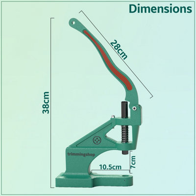 The Green Machine Hand Press, Heavy Duty Universal Hand Tool for DIY Crafts