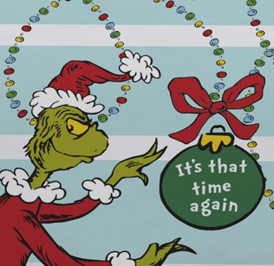 The Grinch It's That Time Again Duvet Cover Set Reversible Kids Christmas Bedding Double