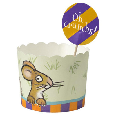 The Gruffalo Muffin Cases With Picks (Pack of 8) Multicoloured (One Size)