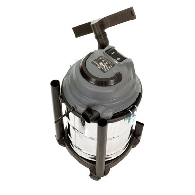 The Handy 1250W 15 Litre Wet & Dry Stainless Steel Vacuum Cleaner THWD1250