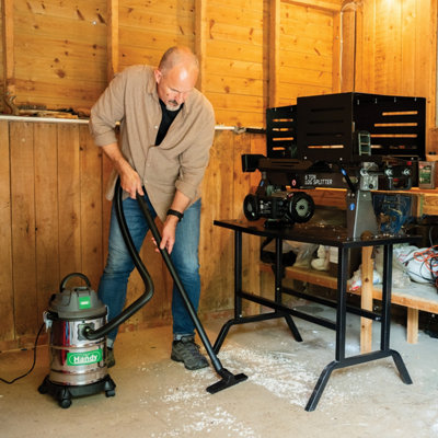 The Handy 1250W 15 Litre Wet & Dry Stainless Steel Vacuum Cleaner THWD1250