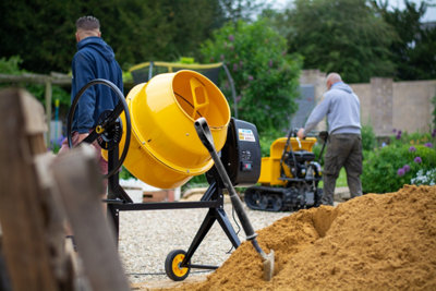 The Handy Light Construction 125 Litre Electric 'H' Frame Mixer