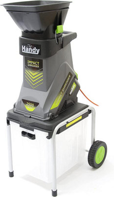 The Handy THISWB Electric Garden Shredder with 40L Collection Box for Woody Prunings and Soft Cuttings 2500W - 2 Year Warranty