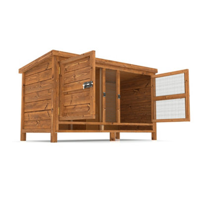 The Hutch Company 4ft Chartwell Rabbit Guinea Pig Hutch Extra Deep and High Ceiling - 3