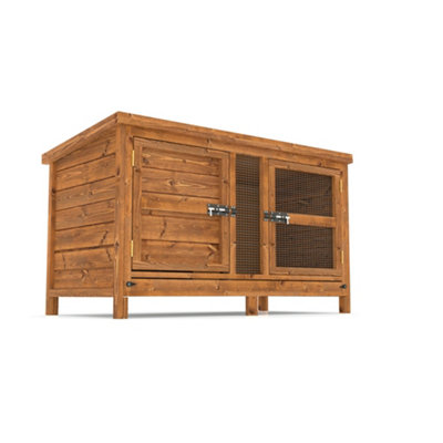 The Hutch Company 4ft Chartwell Rabbit Guinea Pig Hutch Extra Deep and High Ceiling - 4
