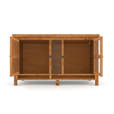 The Hutch Company 4ft Chartwell Rabbit Guinea Pig Hutch Extra Deep and High Ceiling - 5