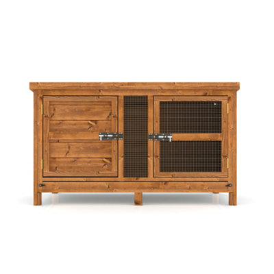 The Hutch Company 4ft Chartwell Rabbit Guinea Pig Hutch Extra Deep and ...