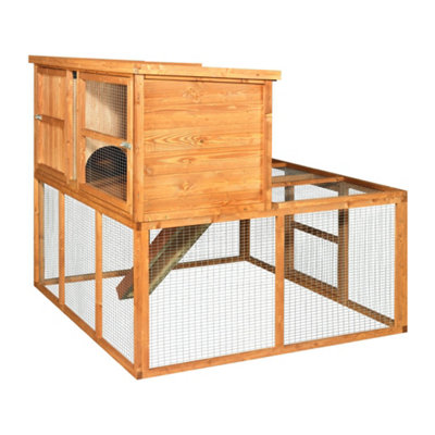 The Hutch Company 4ft Kendal Rabbit Guinea Pig Hutch And Run Combo