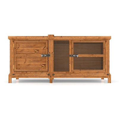 The Hutch Company 5ft Chartwell Rabbit Guinea Pig Hutch Extra Deep and ...
