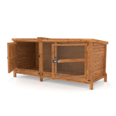 The Hutch Company 5ft Chartwell Rabbit Guinea Pig Hutch Extra Deep and High Ceiling - 6