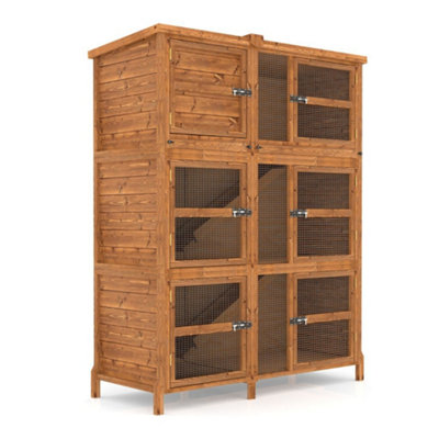 The Hutch Company 5ft Chartwell Rabbit Triple Guinea Pig Hutch Biggest 5ft Hutch Around