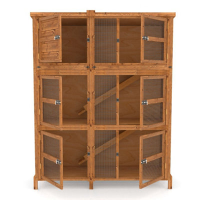 The Hutch Company 5ft Chartwell Rabbit Triple Guinea Pig Hutch Biggest 5ft Hutch Around - 3