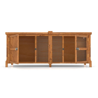 The Hutch Company 6ft Chartwell Rabbit Guinea Pig Hutch Extra Deep and High Ceiling - 4